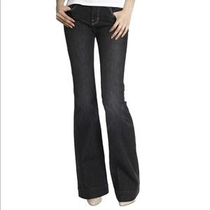 J Brand 29 Tall Lovestory Bell Bottom Jeans ash